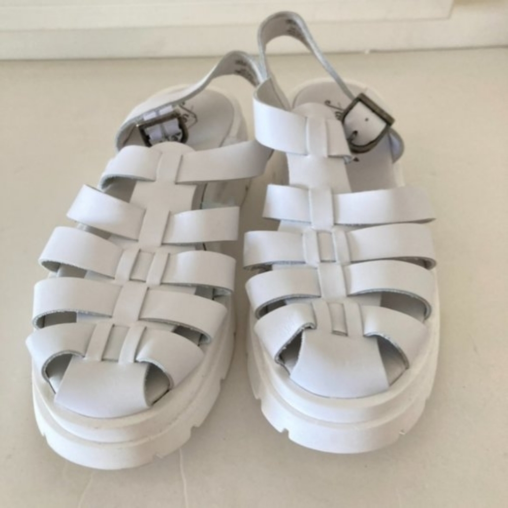 Free People Delaney Fisherman Platform Sandals Size - Picture 6 of 7